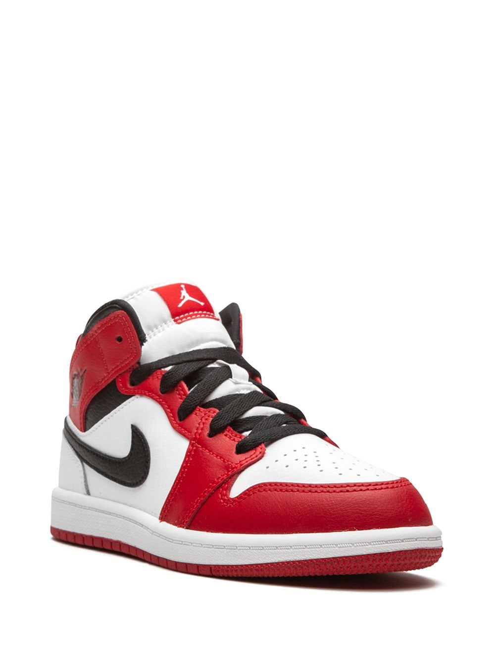 Jordan Kids Jordan 1 mid-top sneakers - Wit