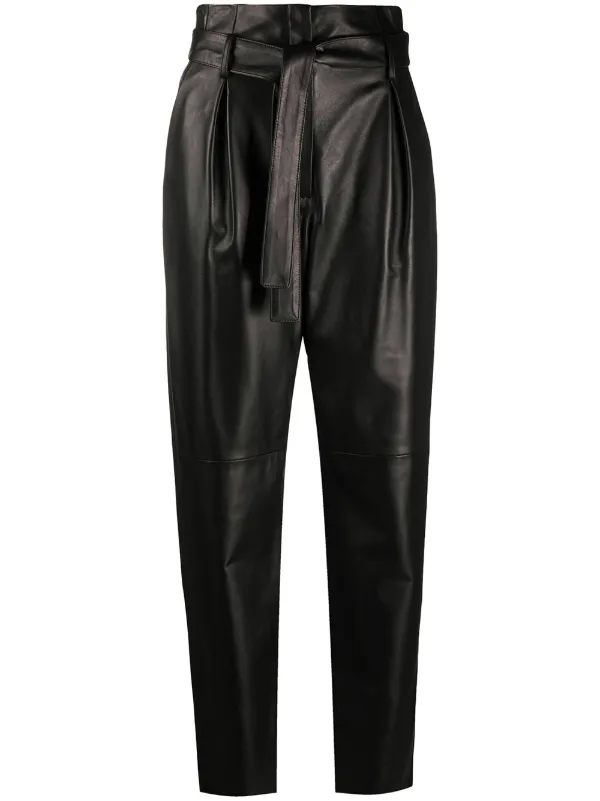 paperbag tapered trousers