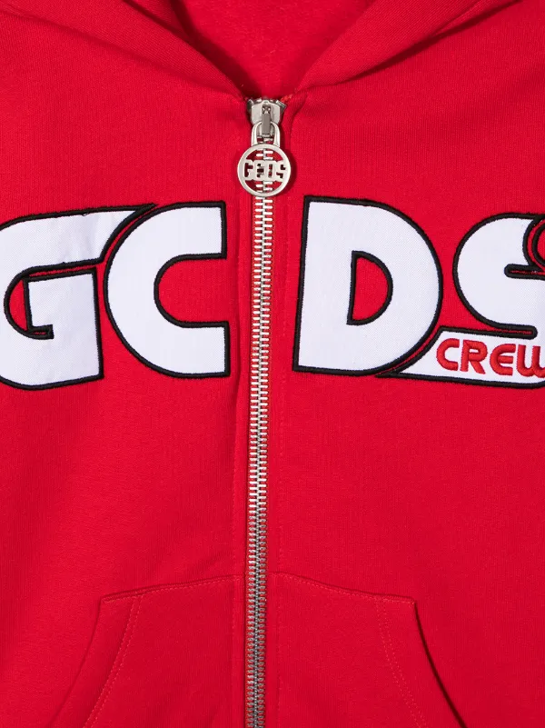 youth red zip up hoodie