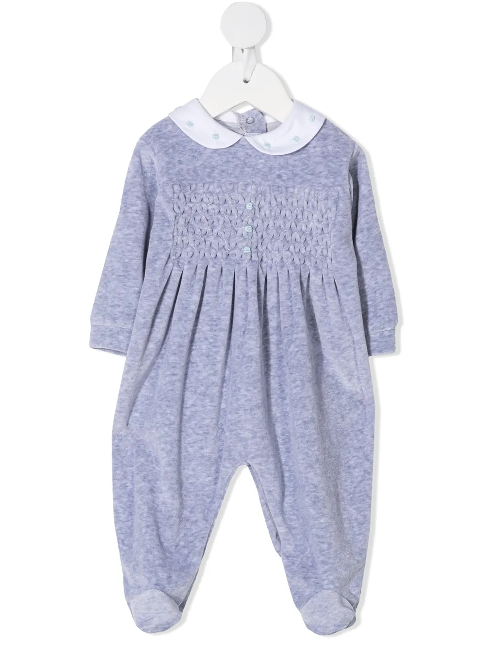 Siola grenouillère à empiècement en crochet - Gris Siola grenouillère à empiècement en crochet - Gris