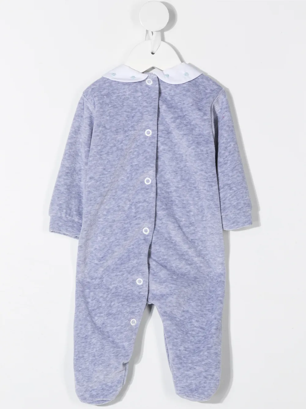 Siola Pyjama met gehaakt detail Grijs