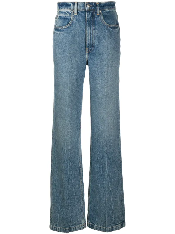 alexander wang wide leg jeans