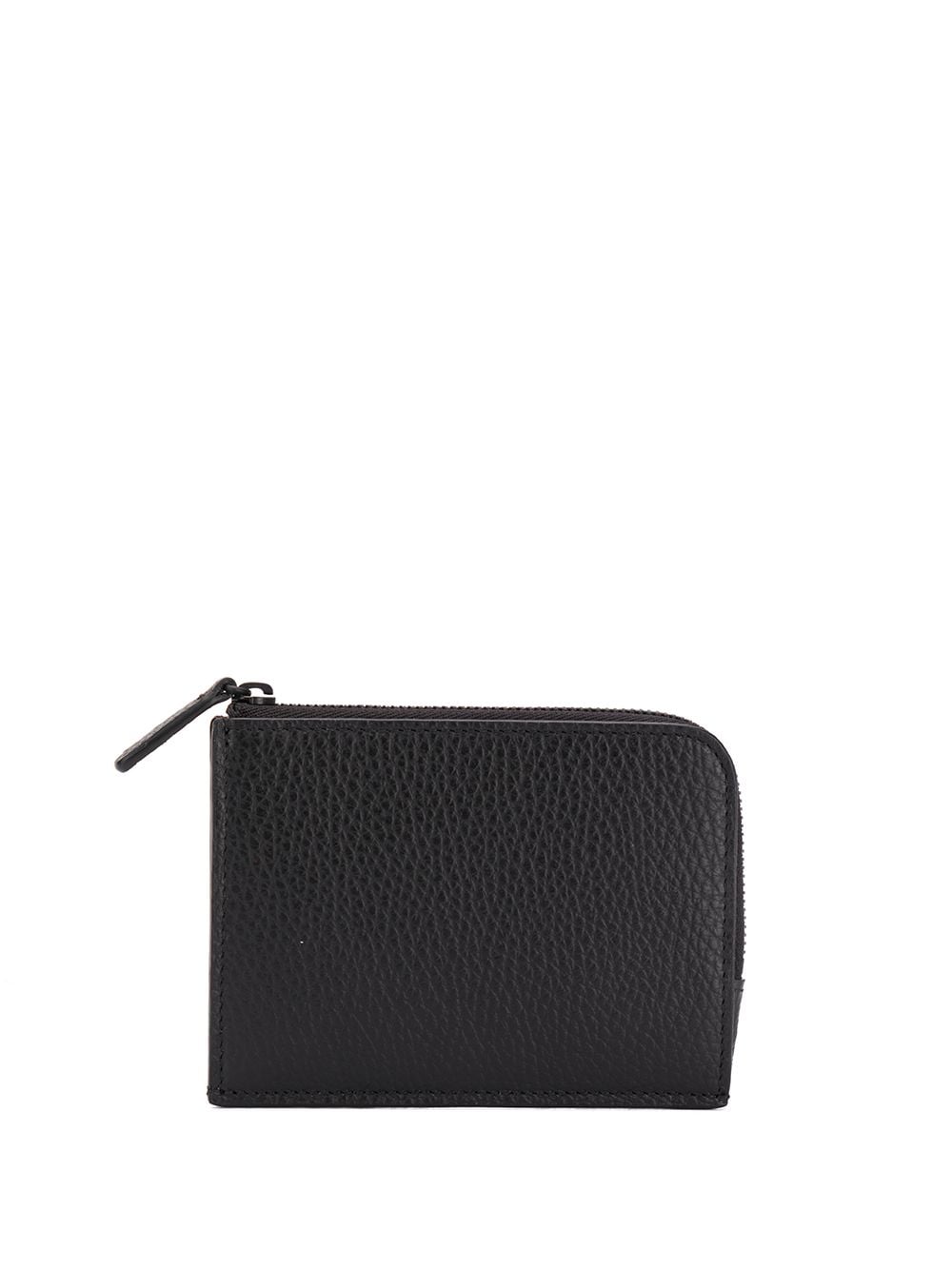 Shop Common Projects Logo Zipped Wallet In Black