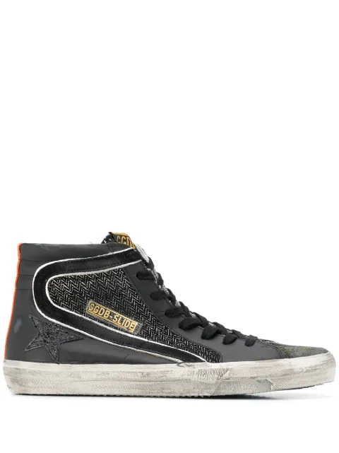 golden goose high top black