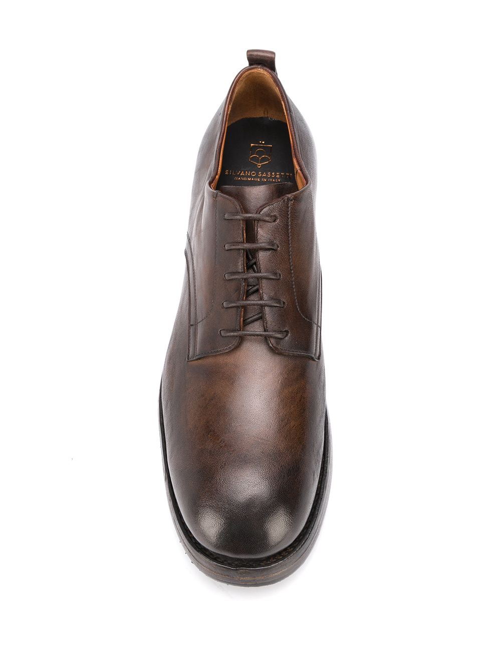 фото Silvano sassetti burnished lace-up shoes