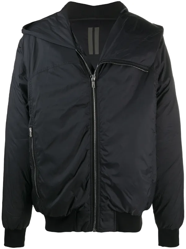 Rick Owens DRKSHDW Långärmad Vadderad Kappa Farfetch Jackor från Rick Owens DRKSHDW Dam Farfetch