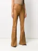 Elisabetta Franchi بنطال بتصميم فلير وزينة سلسلة