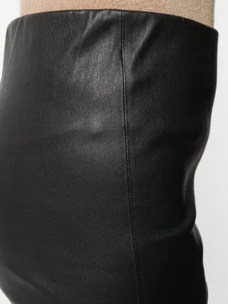 Shop Black By Malene Birger Florentina Leather Trousers With Express Delivery Farfetch