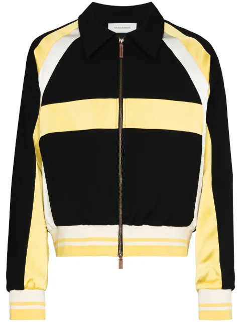 Wales Bonner Isaacs panelled bomber jacket