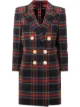 Image 1 of Balmain tartan double-breasted dress