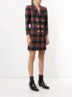Balmain tartan double-breasted dress