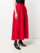 Alberta Ferretti lace-knit maxi skirt