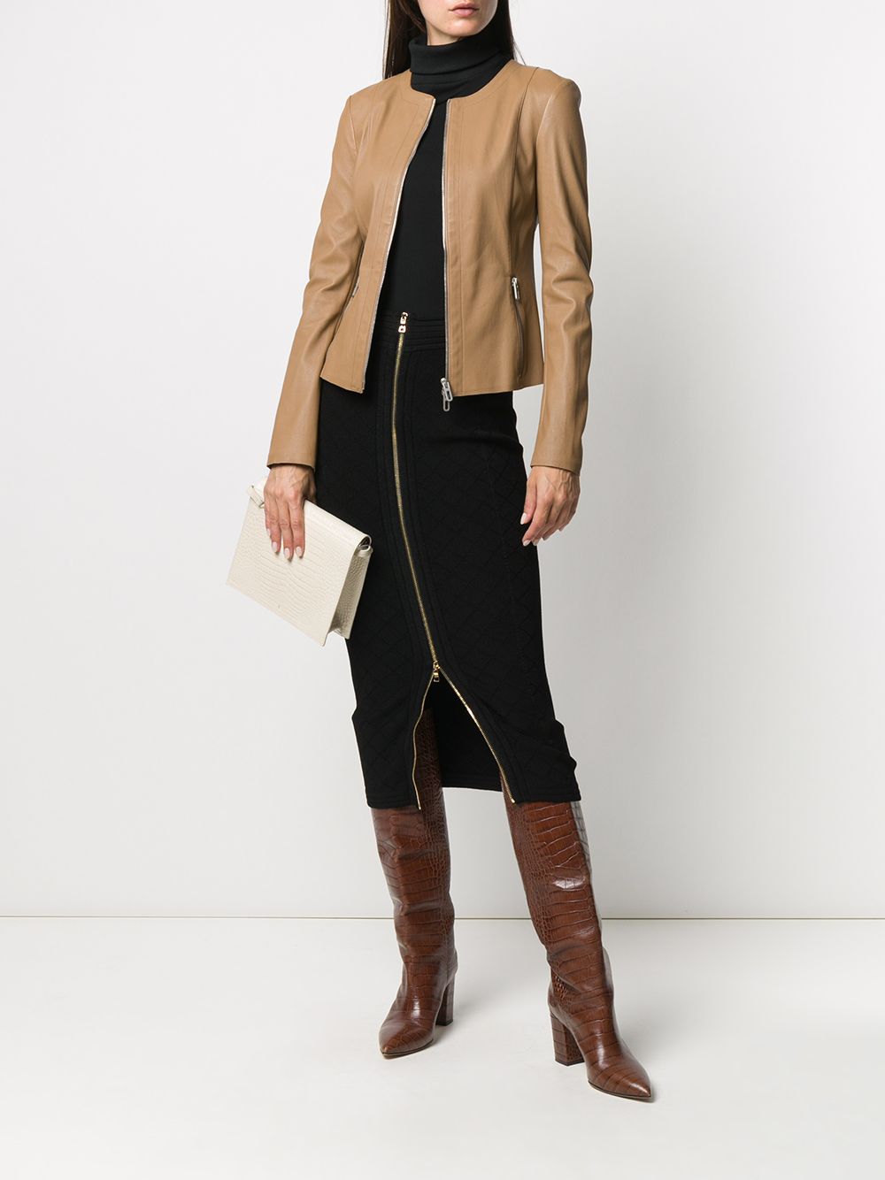 фото Drome zip-through collarless jacket