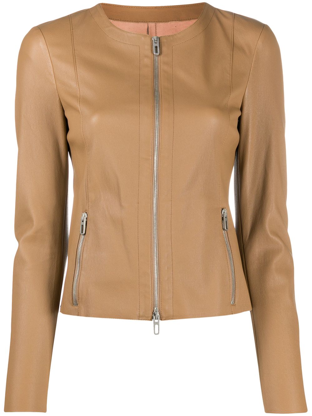 фото Drome zip-through collarless jacket