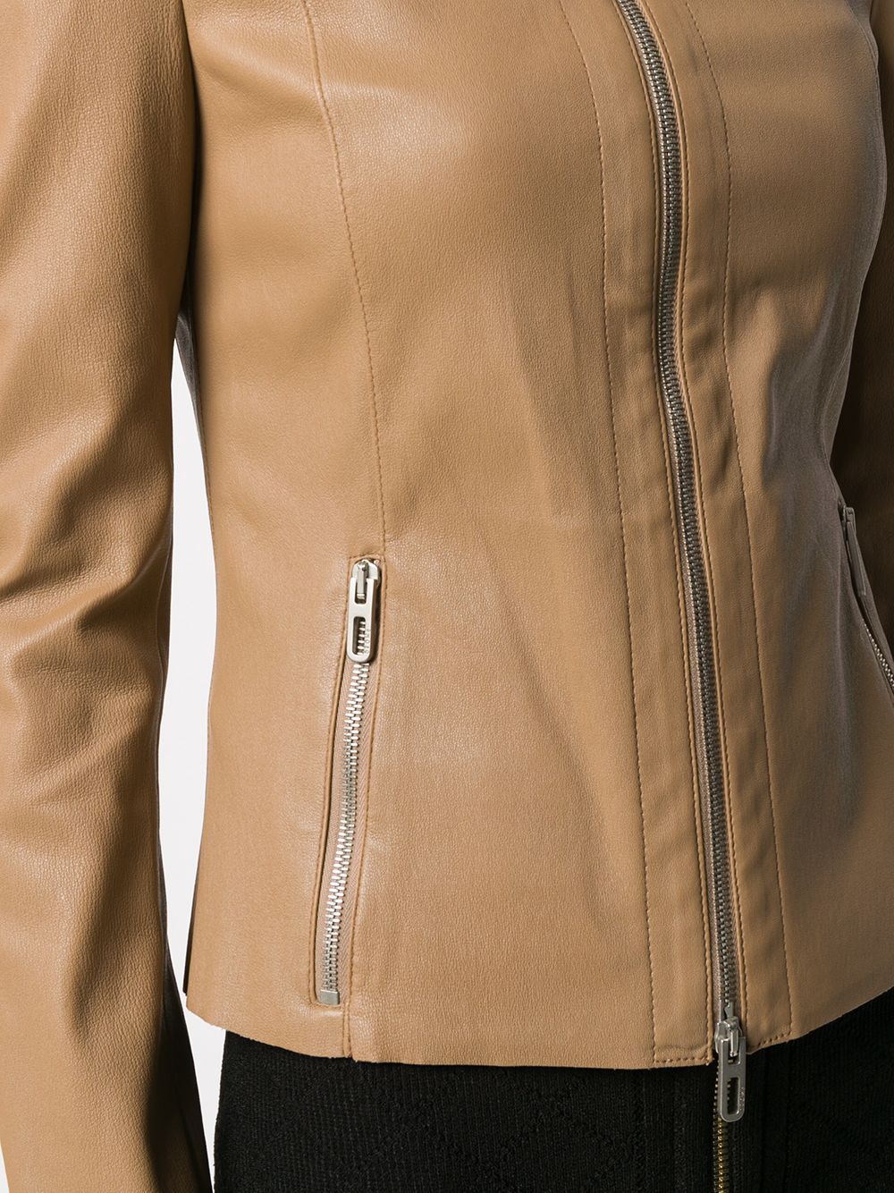 фото Drome zip-through collarless jacket