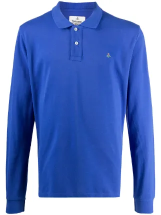 vivienne westwood long sleeved polo shirt