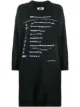 الصورة 1 من MM6 Maison Margiela شويت شيرت طويل بطبعة جرافيك