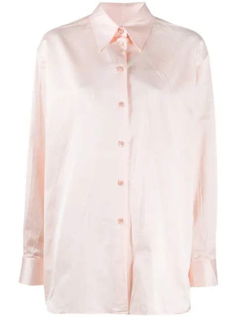 MM6 Maison Margiela graphic-print crease-effect shirt