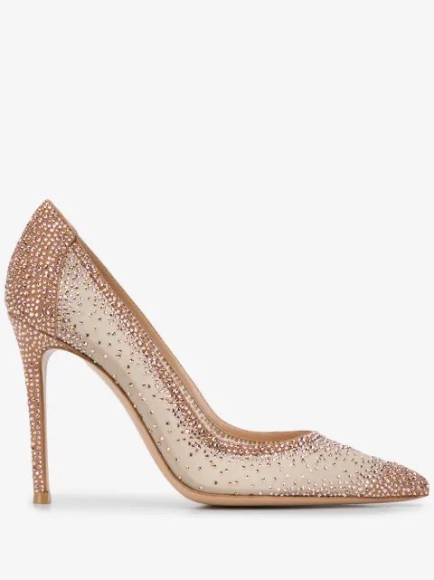 Gianvito Rossi Rania 105mm rhinestone pumps