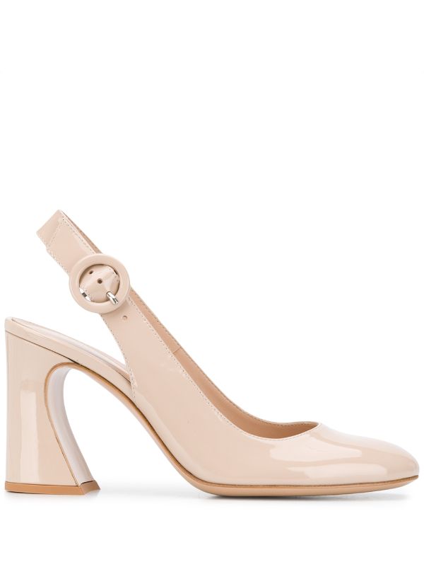 round toe slingback