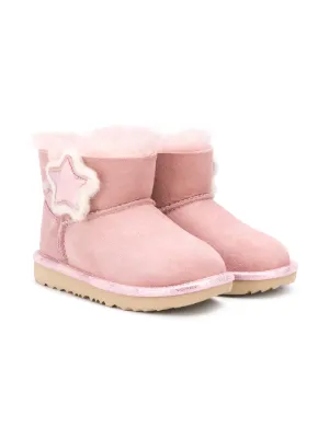 UGG Kids Shop Designer Kidswear Now Pink UGG Kids furry ugg boots Farfetch