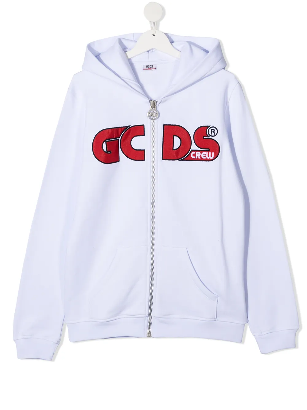 фото Gcds kids logo long-sleeve hoodie