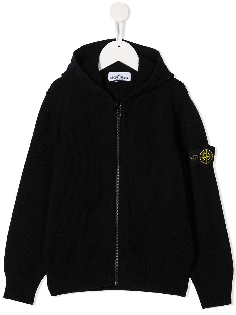 фото Stone island junior худи на молнии с нашивкой-логотипом