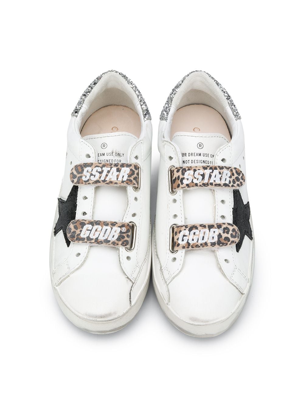 фото Golden goose kids кеды superstar на липучках