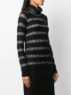 Saint Laurent كنزة منسوجة مخططة