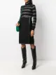 الصورة 2 من Saint Laurent كنزة منسوجة مخططة
