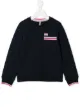 Image 1 of Sun 68 Kids stripe-trim crew neck sweatshirt