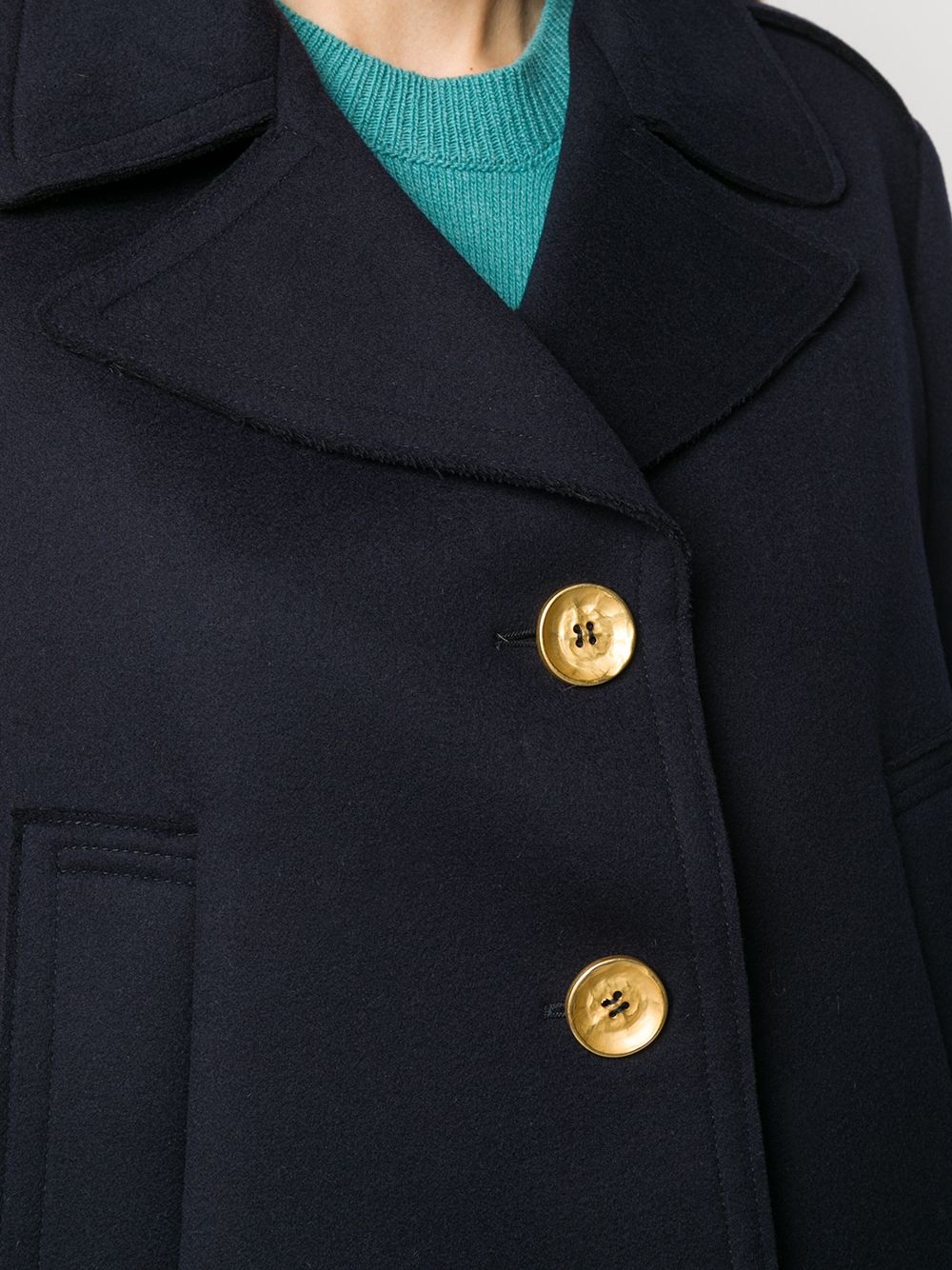 фото Ports 1961 single breasted peacoat