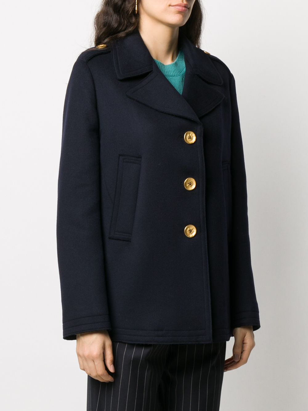 фото Ports 1961 single breasted peacoat