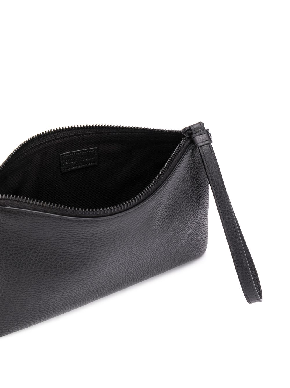 фото Common projects logo zipped clutch bag