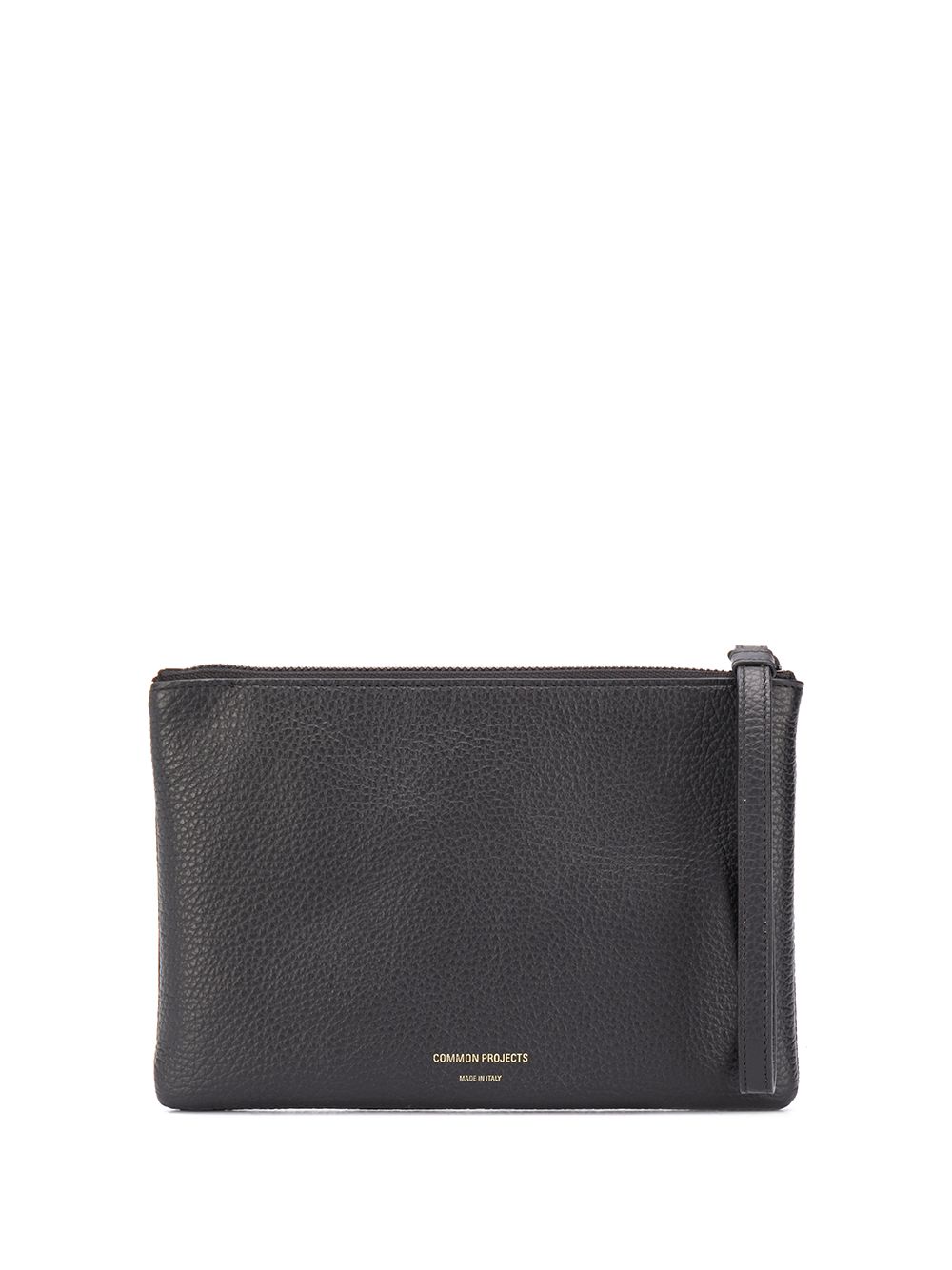 фото Common projects logo zipped clutch bag