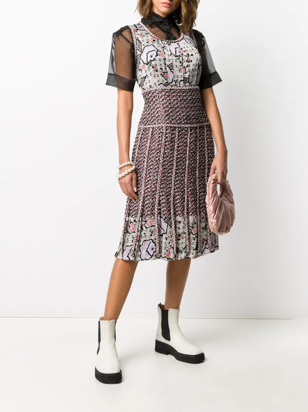 chanel midi dress