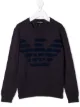 Image 1 of Emporio Armani Kids logo print jumper