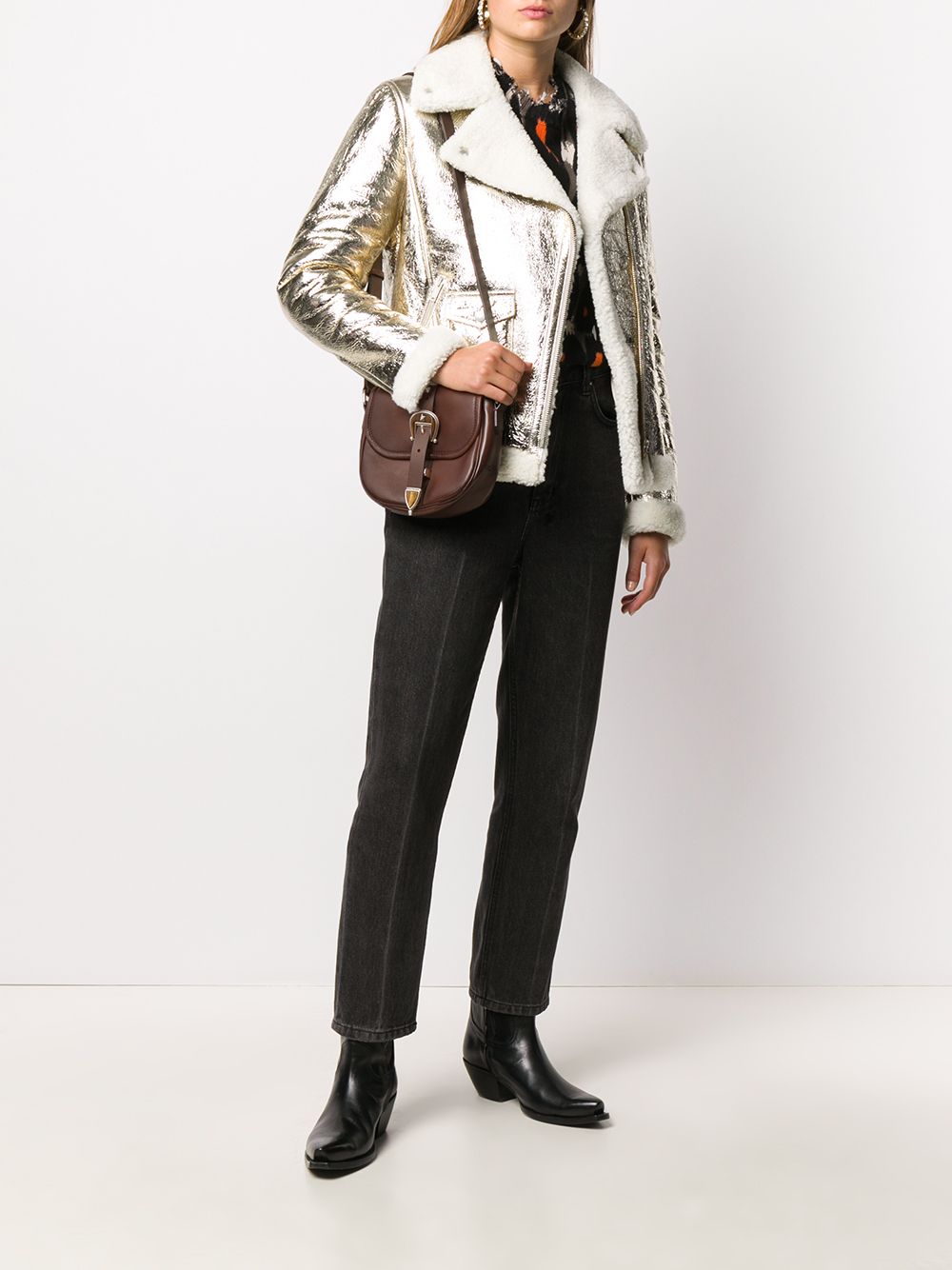 фото Golden goose signature star buckle shoulder bag