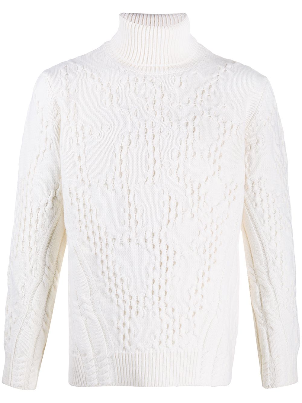 фото Dondup roll-neck cable knit sweater