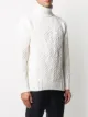 DONDUP roll-neck cable knit jumper