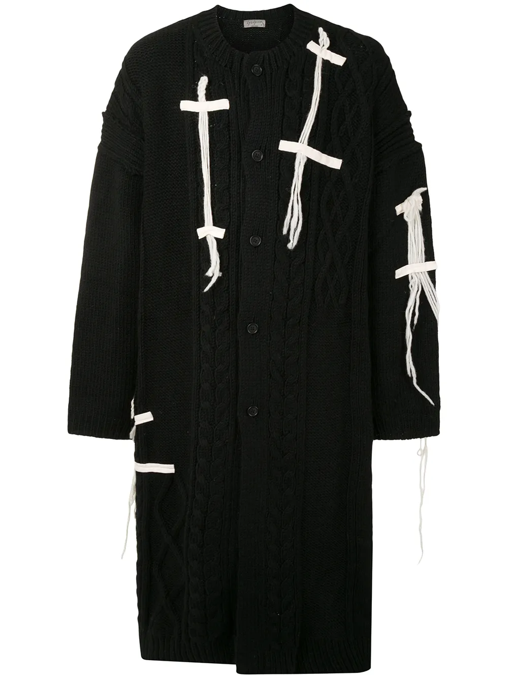 Yohji Yamamoto кардиган фактурной вязки