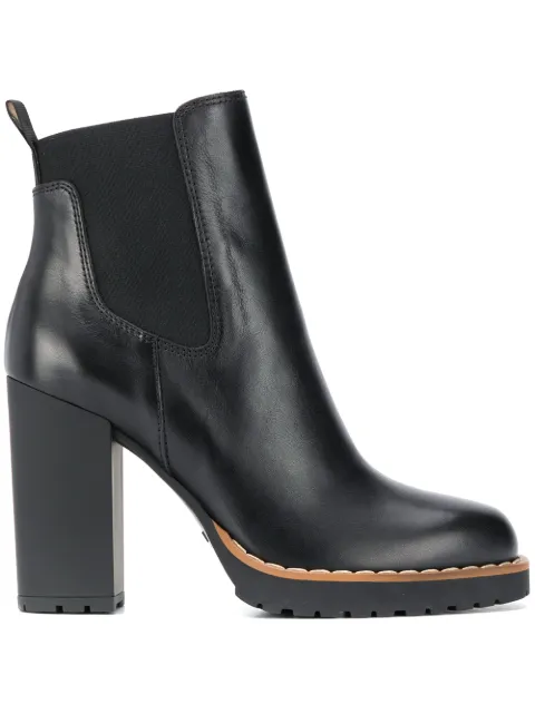 Hogan high-heel 100mm ankle boots