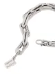 Lauren Rubinski 14kt white gold chain-link bracelet