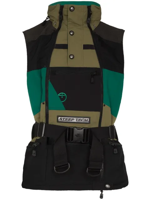 The North Face جيليه متباين الألوان بحزام