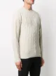 Borrelli cable-knit jumper