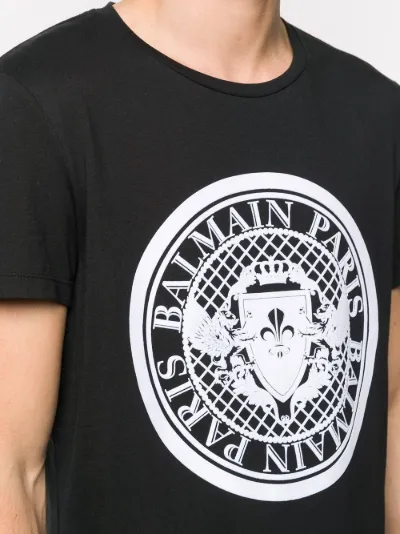 balmain coin t shirt