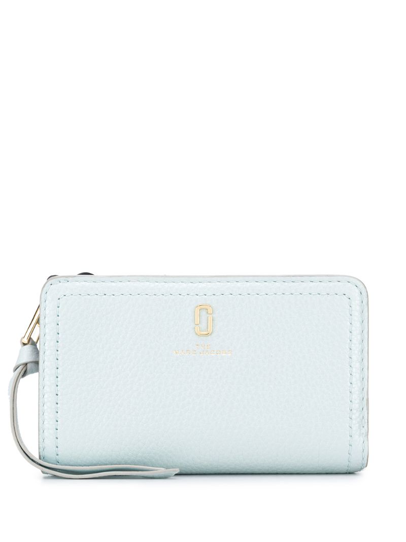 Marc Jacobs The Softshot Continental Wallet In Blue