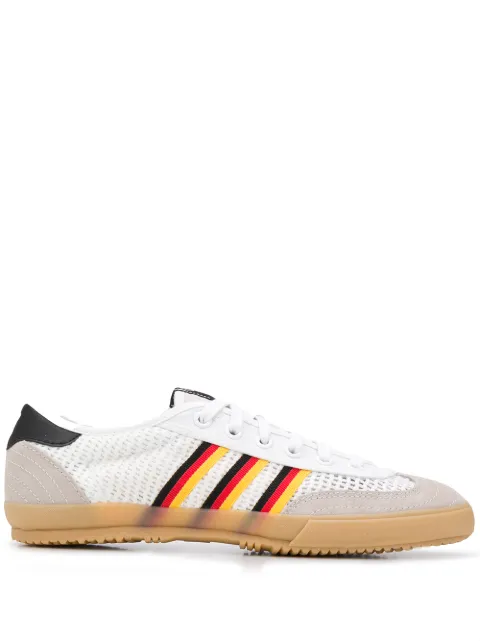 adidas white and yellow trainers