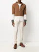Image 2 of Eleventy colour-block zip-through hooded sweater