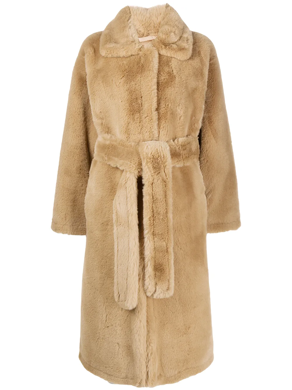 fur wrap coat